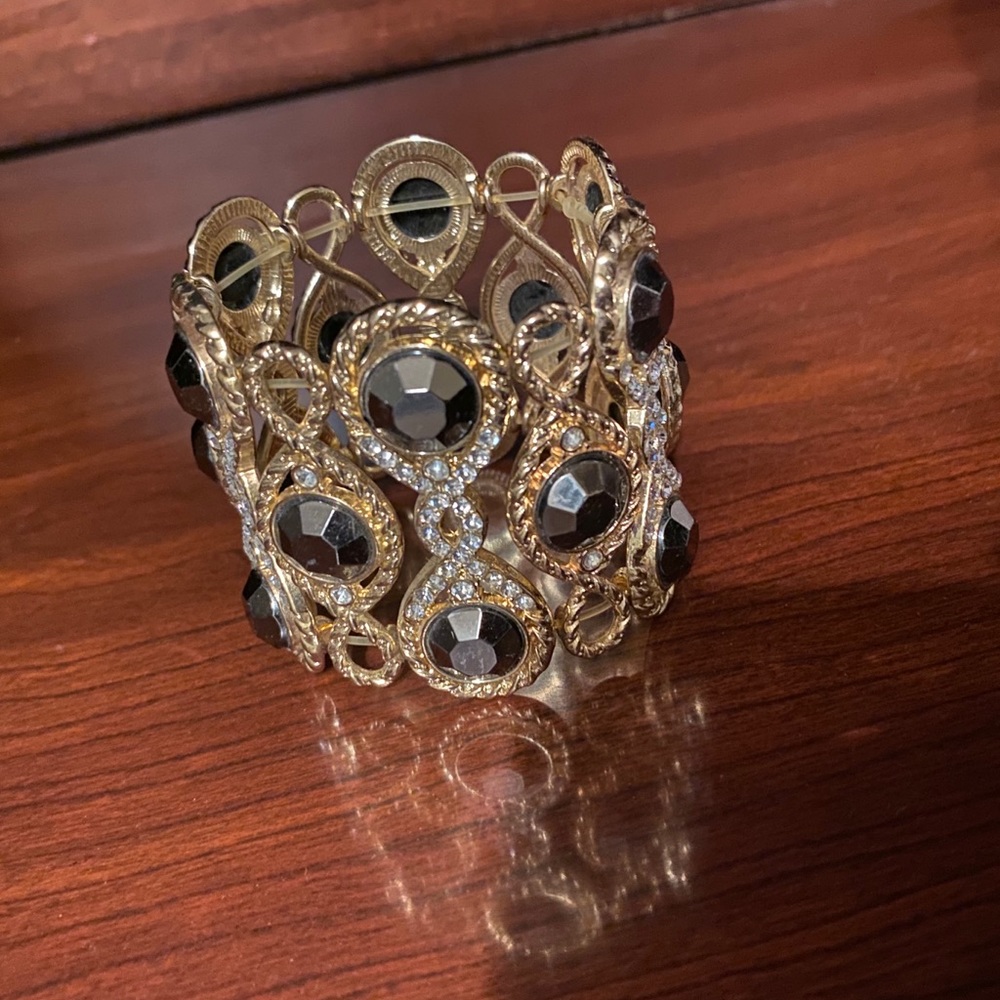 Gold Statement Bracelet - image 1
